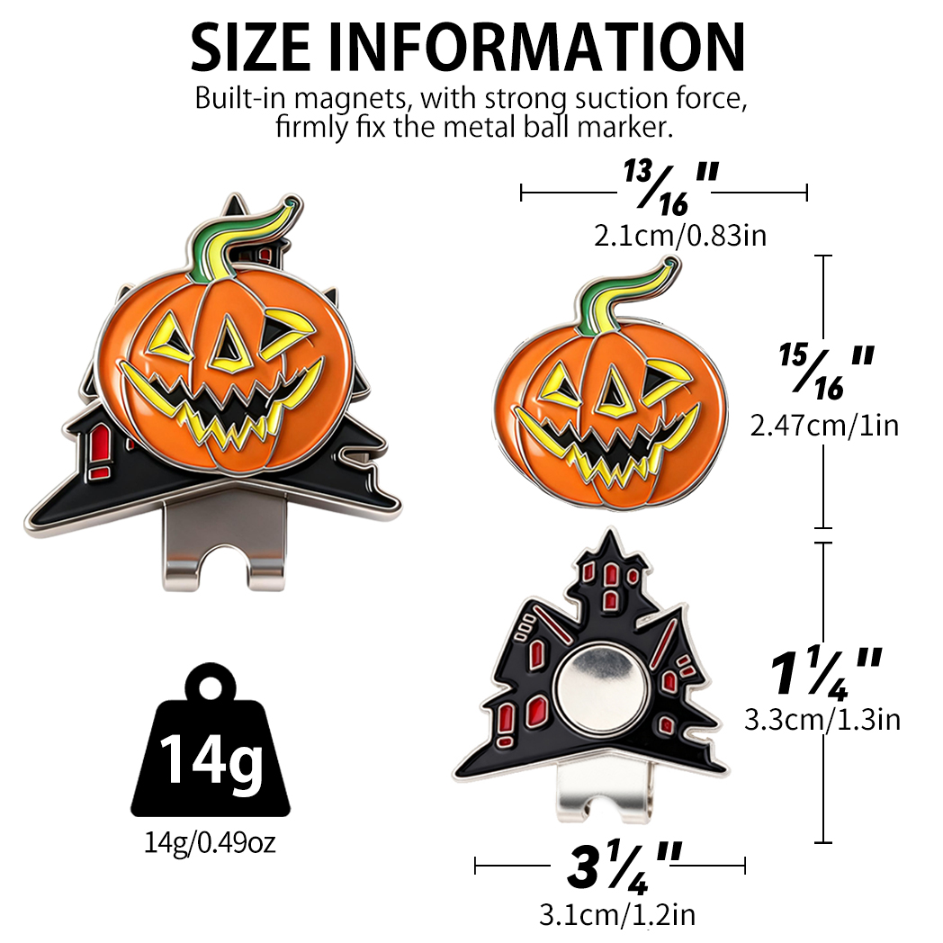 Caiton Halloween Golf Hat Clip – обзор и цена Sports Equipment Golf