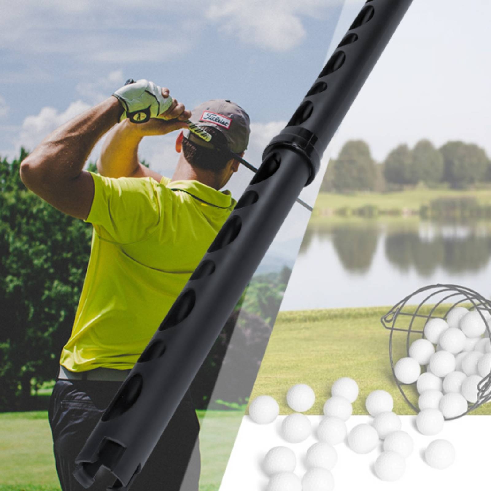 Golf Ball Picker Tube Detachab – обзор и цена Sports Equipment Golf