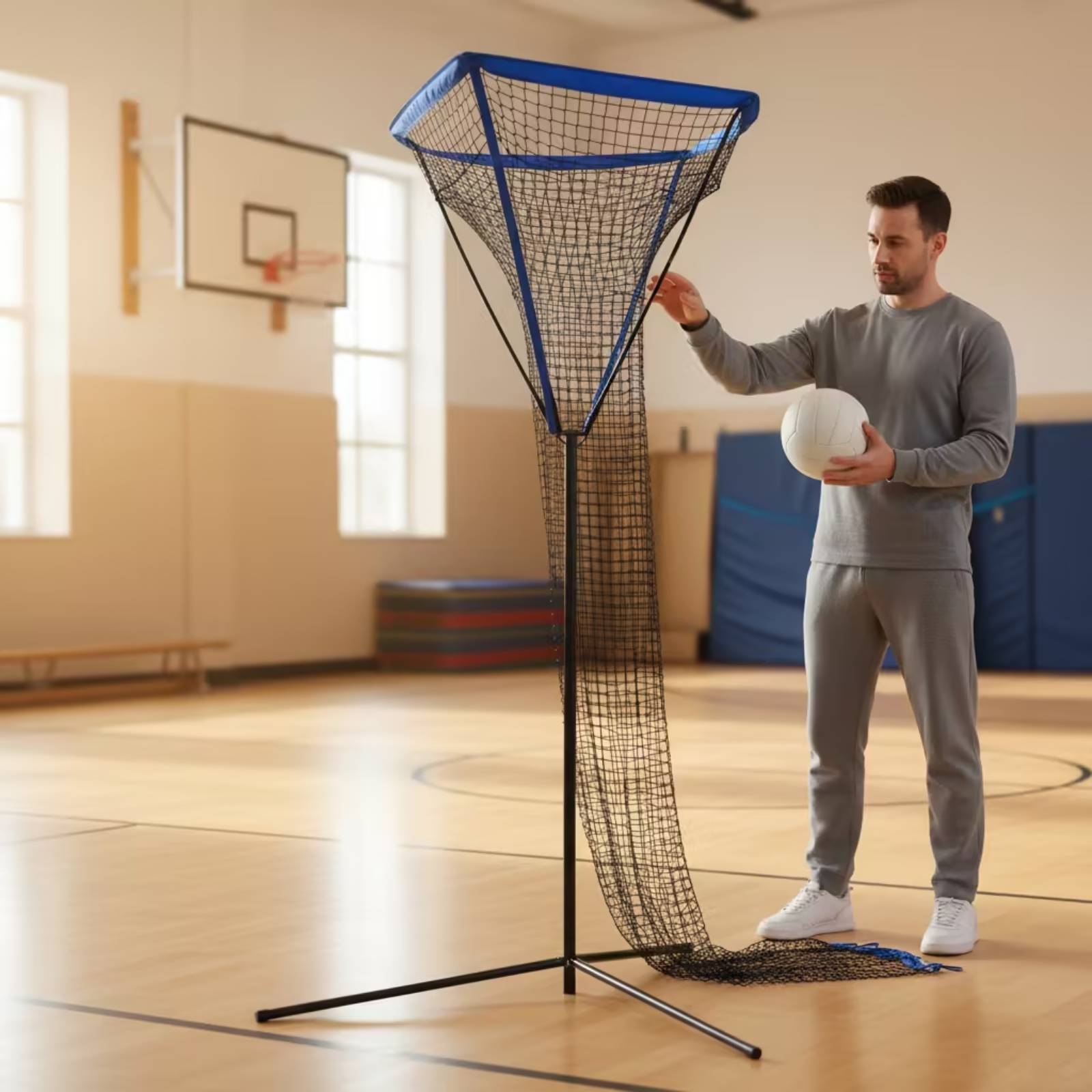 Volleyball Training Net Stand  – обзор и цена Sports Equipment Volleyball