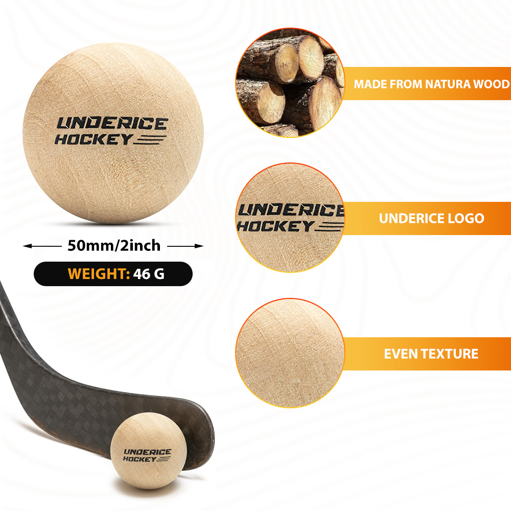 UICE 1pc Ice Hockey Wood Ball  – обзор и цена Field Hockey Stick