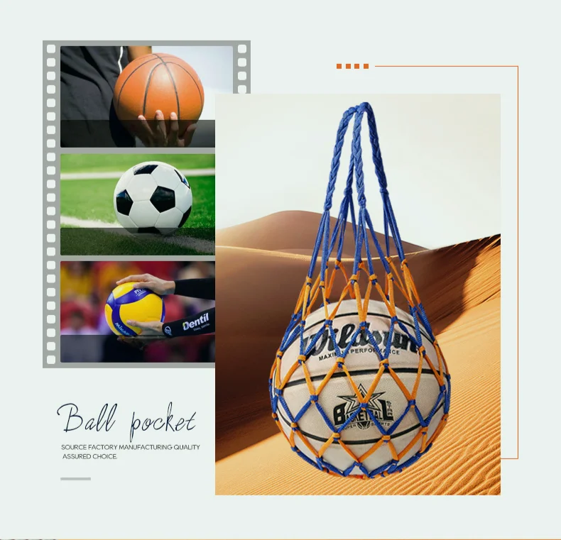 1PC Football Net Bag Nylon Bol – обзор и цена Sports Equipment Volleyball